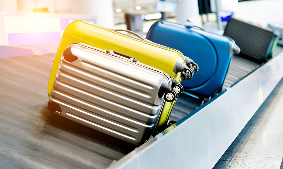 Naklej na bagaż taką nalepkę. Dostaniesz walizkę szybciej od innych