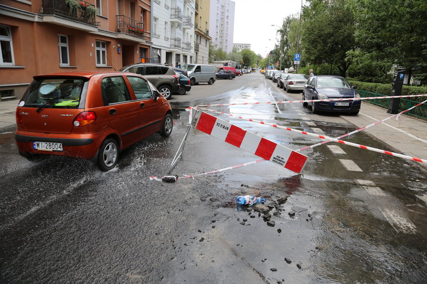 Awaria wodociągowa na Górnośląskiej