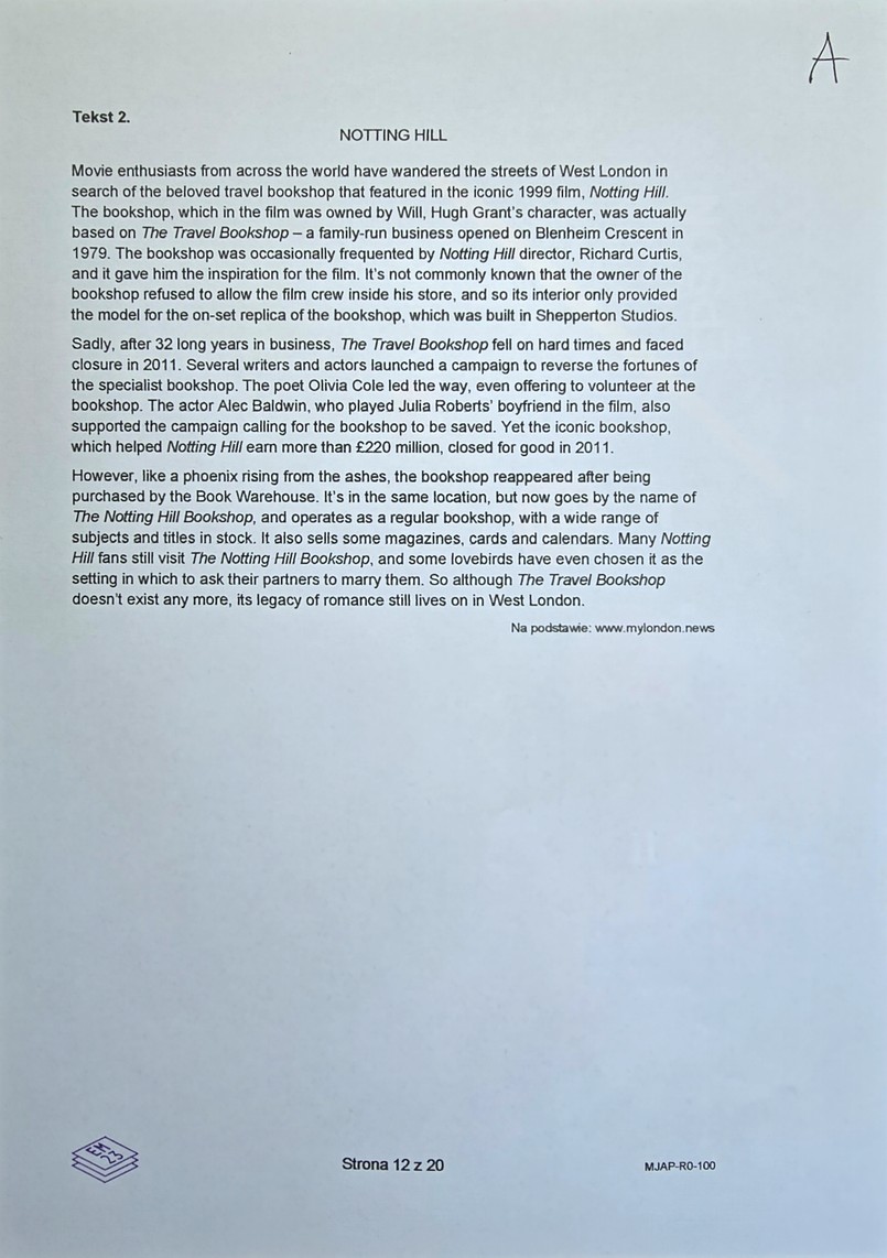 Matura 2024. Język angielski - poziom rozszerzony [ARKUSZE CKE i ODPOWIEDZI]