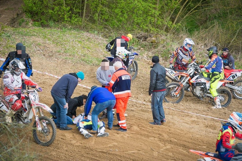 Poważny wypadek Golloba. "Ma uraz głowy i kręgosłupa"