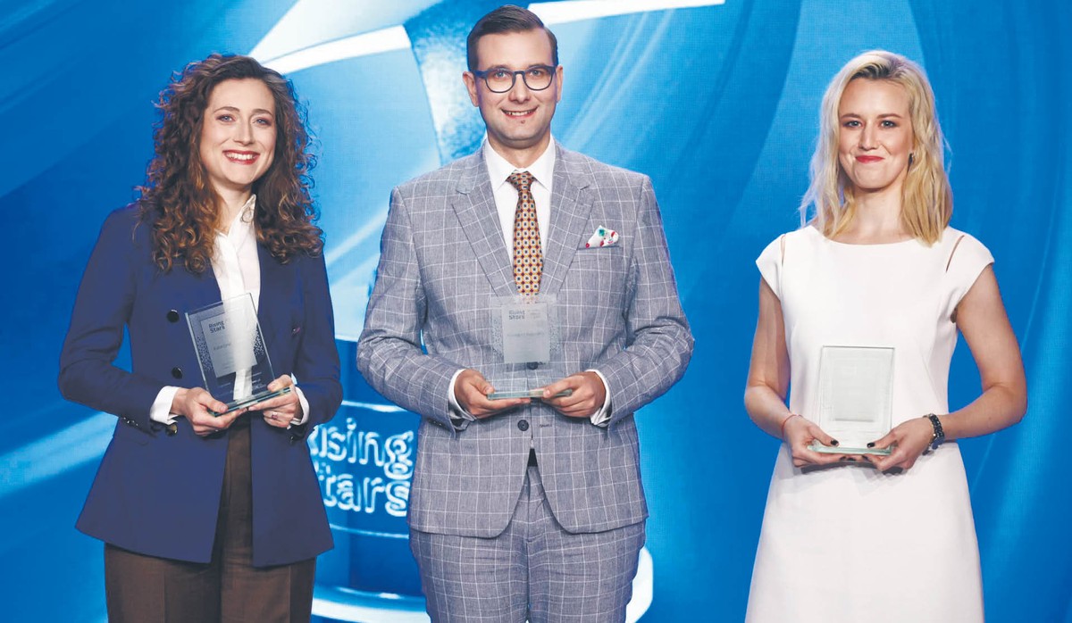 Od lewej: Katarzyna Lejman, Grzegorz Kukowka i Joanna Kuc