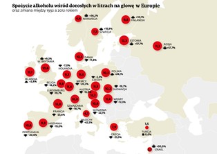 Alkohol zabija w Polsce. Gorzej jest tylko w Rosji i Estonii