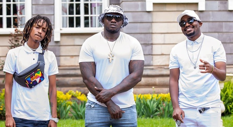 Khaligraph Jones, Boutross Munene and Krispah