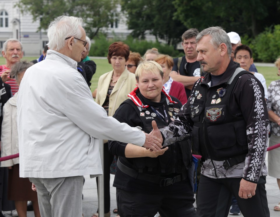 WARSZAWA XVII MOTOCYKLOWY RAJD KATYŃSKI (Andrzej Pilecki, Katarzyna Wróblewska, Włodzimierz Lach)