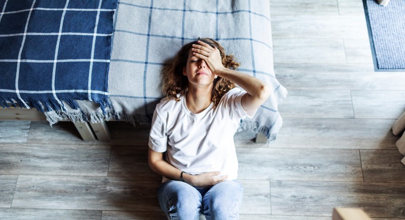 The author (not pictured) thought she was going through perimenopause.JulPo/Getty Images