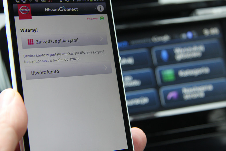 Nissan Connect: założenie konta nie jest niezbędne