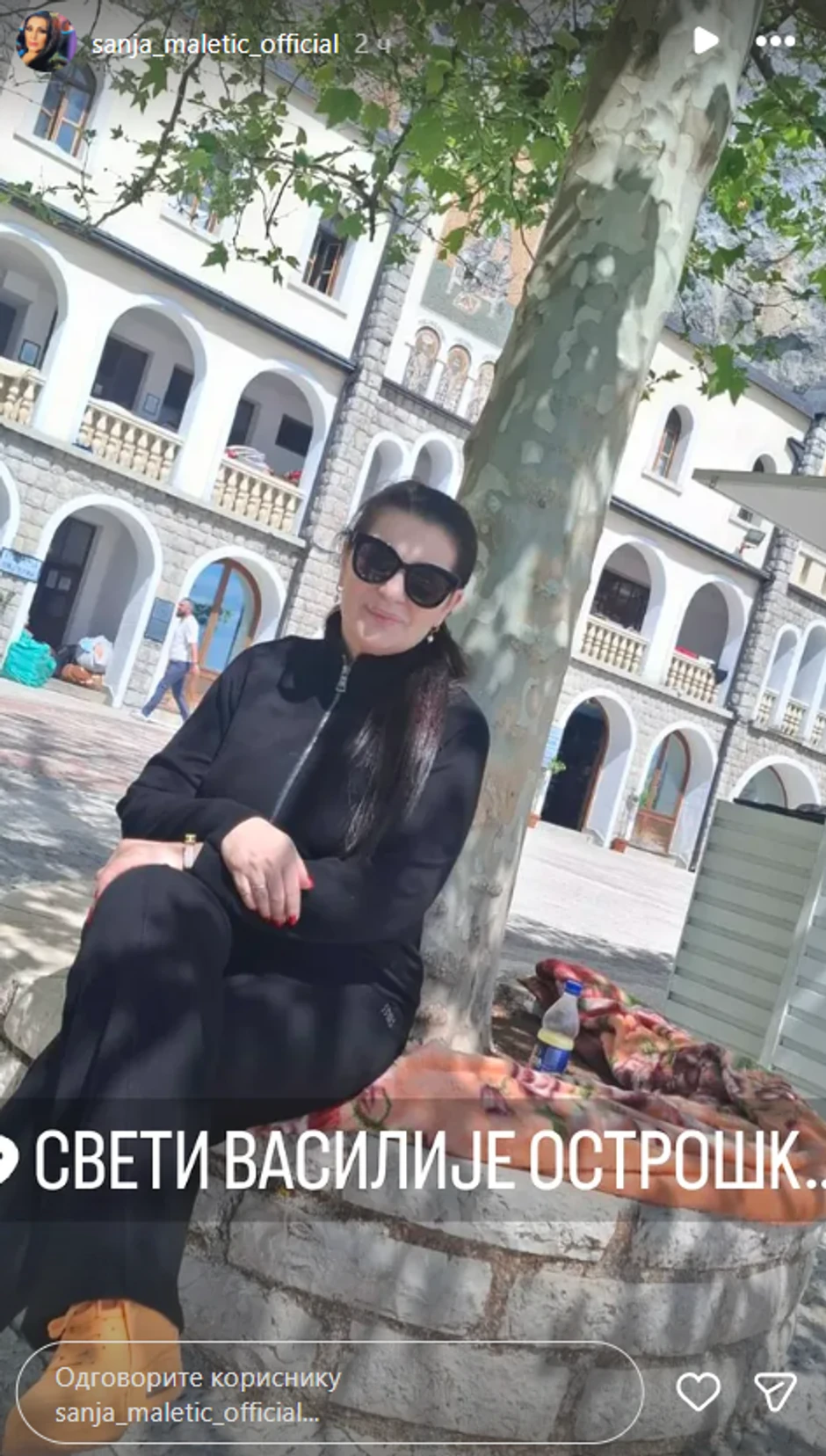 Sanja Maletić objavila slike sa Ostroga