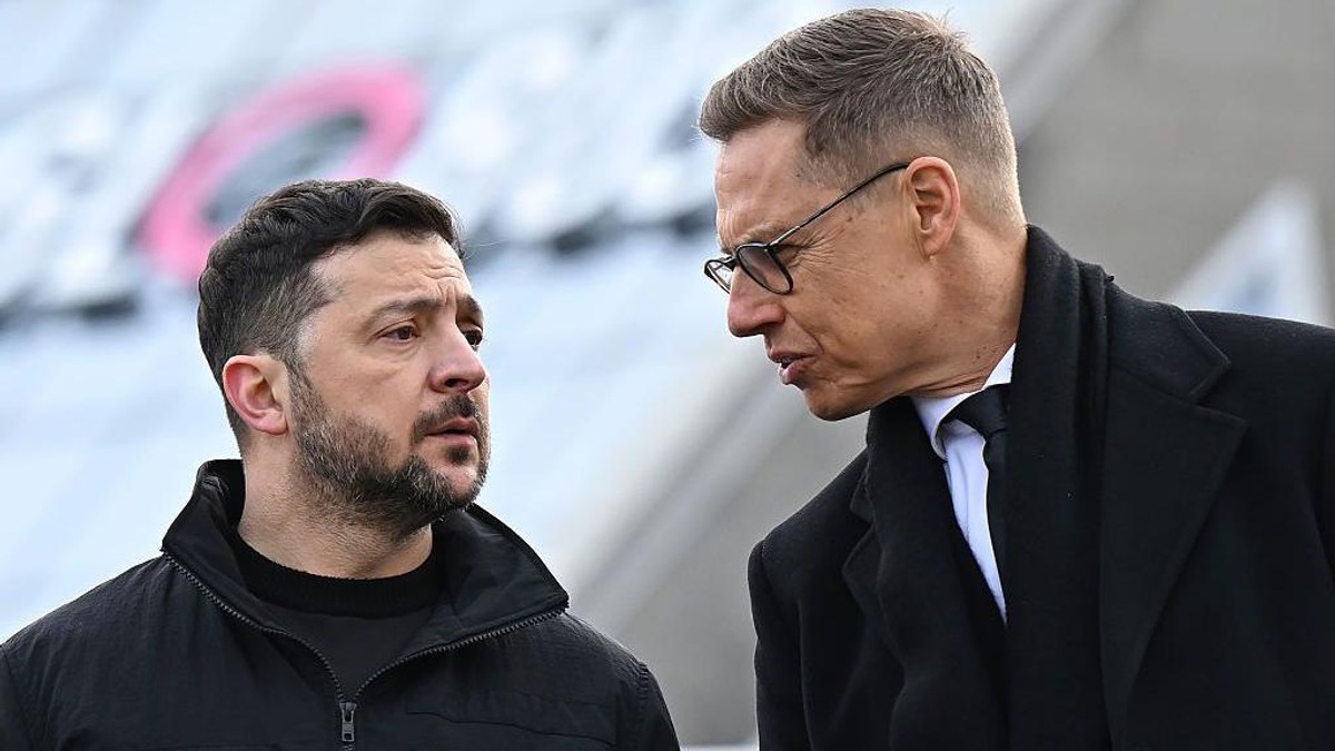 Vladimir Zelenski, ukrajinski predsednik sa finskim kolegom Aleksandrom Stubom | Foto: Getty Images