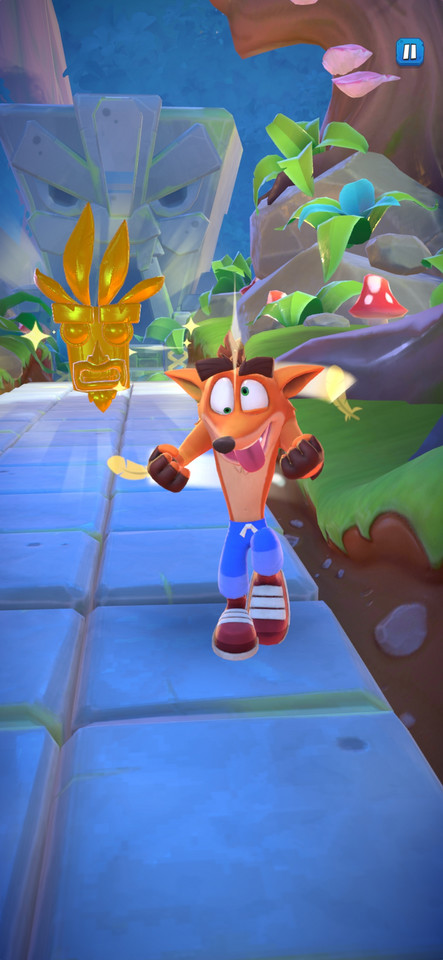 Crash Bandicoot: On the Run - screenshot z gry (wersja na Androida)
