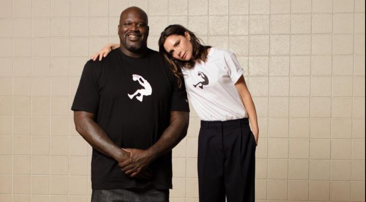 Victoria Beckham és Shaquille O'Neal közösen kampányol