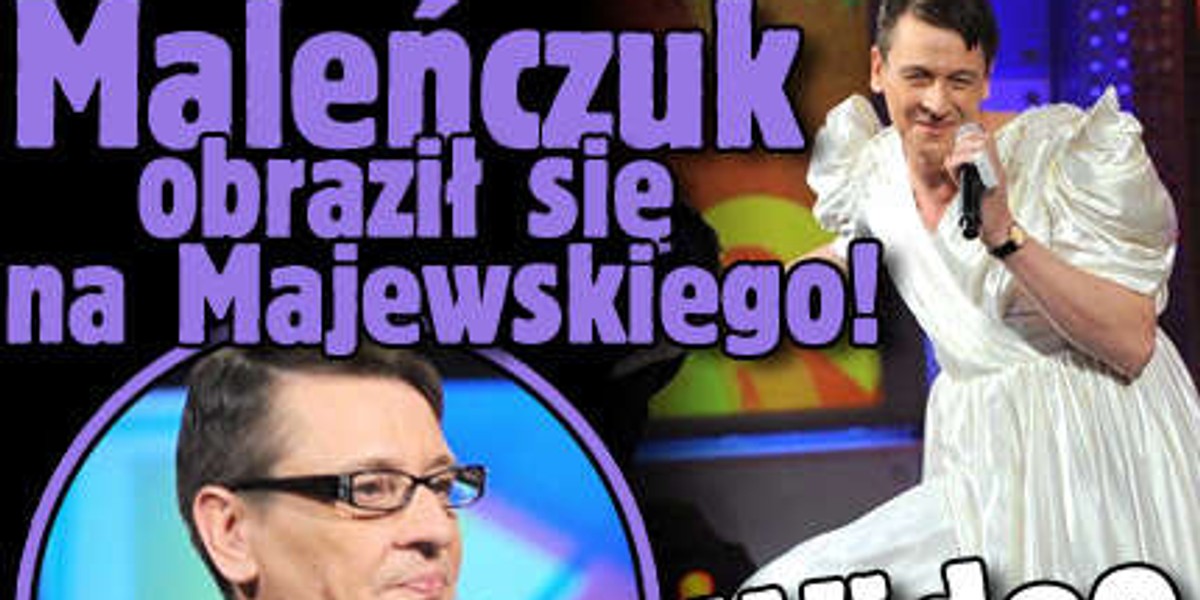 Maleńczuk obraził się na Majewskiego! Wideo