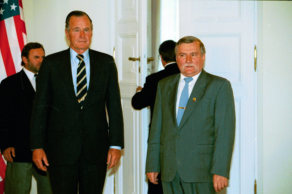 Wizyta George'a H.W. Busha w Polsce w 1995 roku
