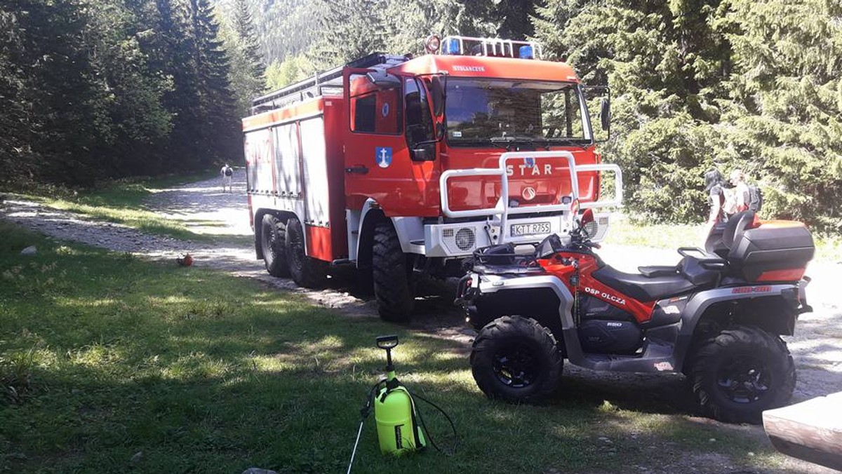 Do niecodziennego zdarzenia doszło na jednym z tatrzańskich szlaków. Kierowca postanowił zdobywać szczyty swoim samochodem osobowym.