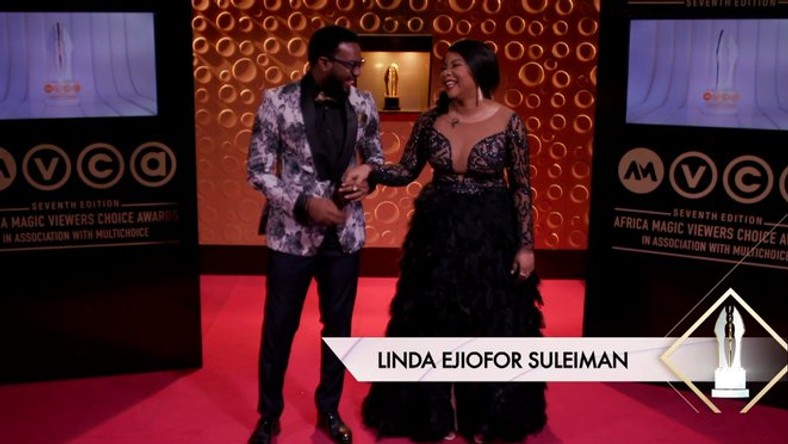 Linda Ejiofor and Ibrahim Suleiman (Africa Magic)