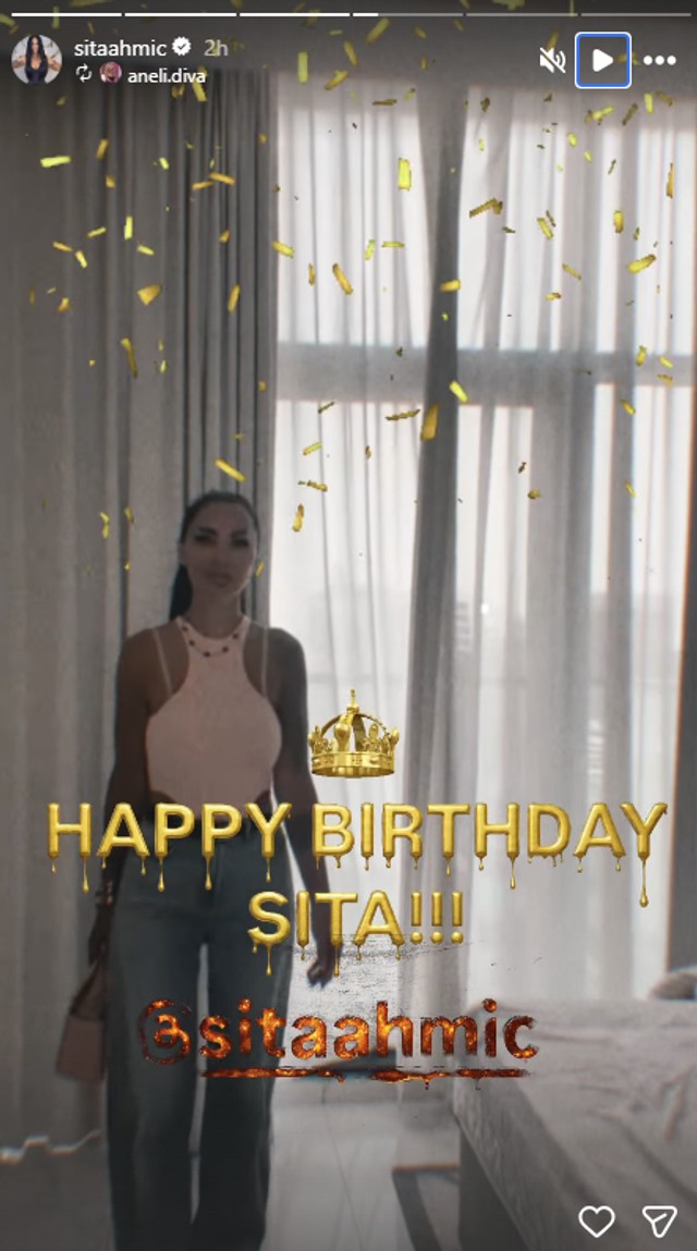 Sita Ahmić slavi rođendan