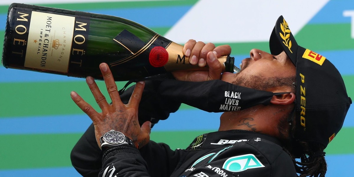 Lewis Hamilton wygrał po raz 91