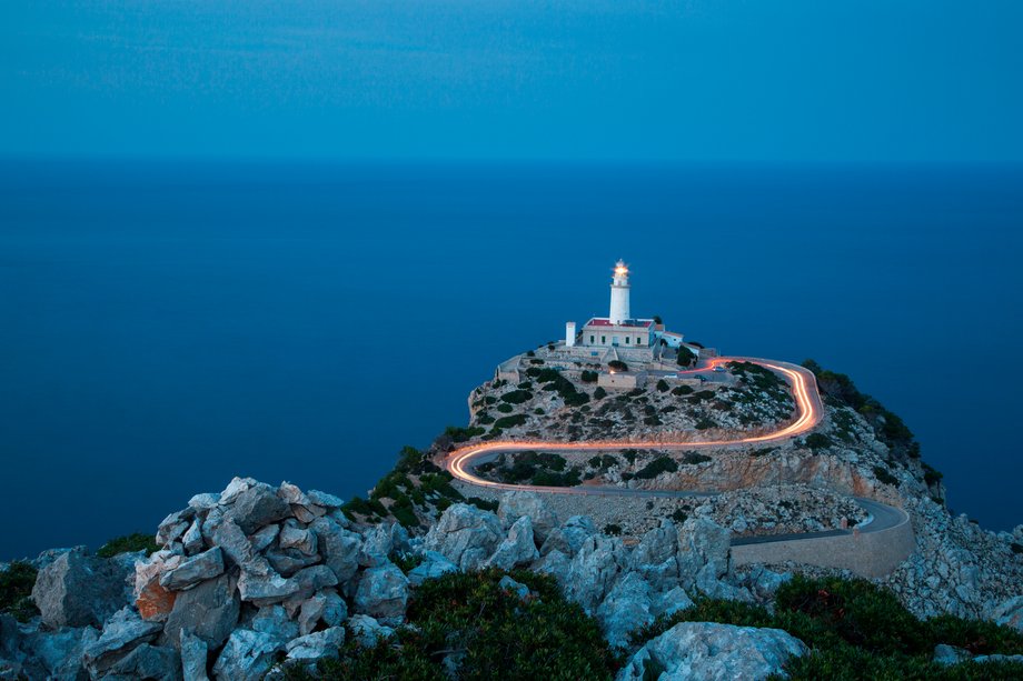 Cap de Formentor po zachodzie słońca, Majorka