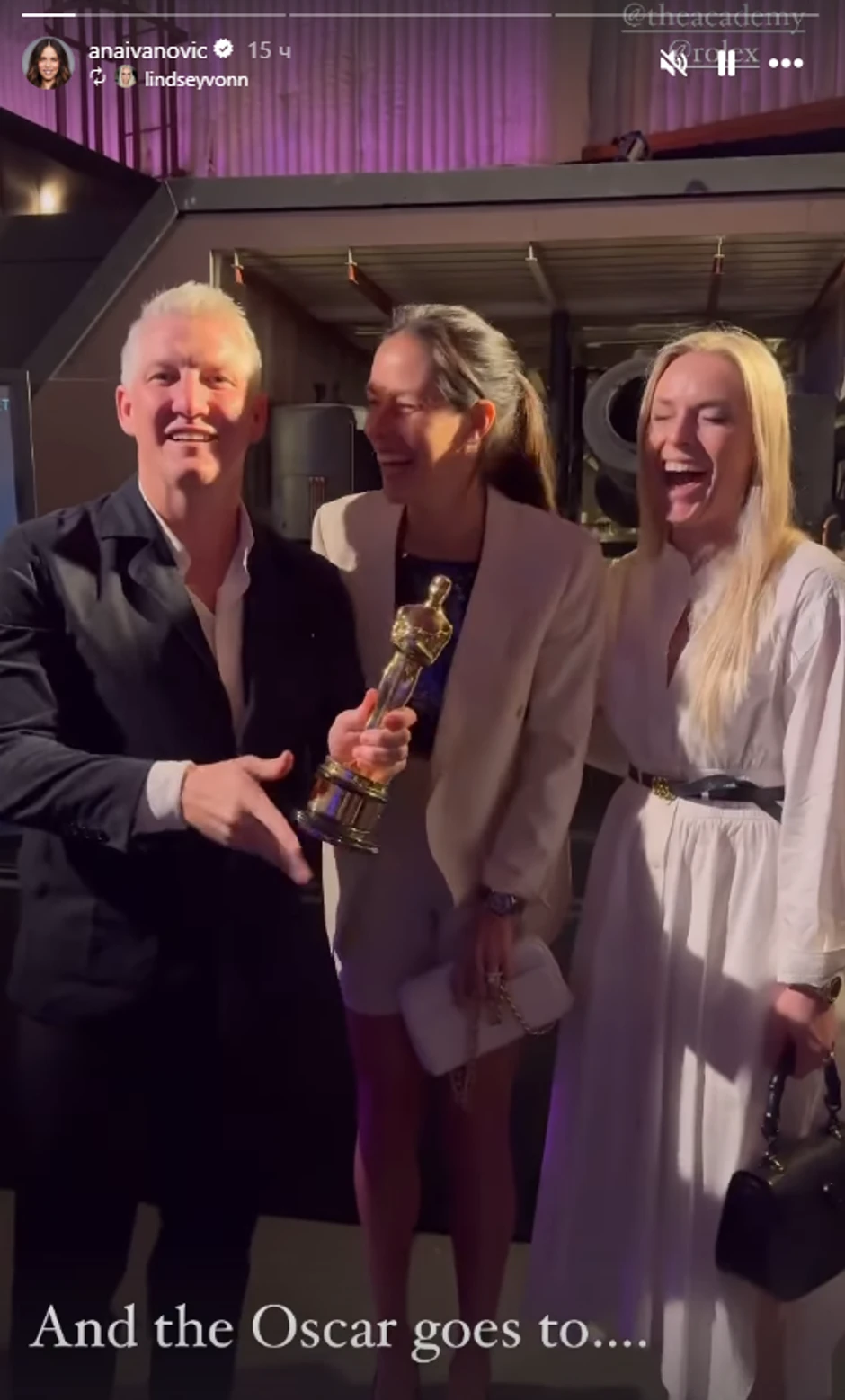 Ana Ivanović i Bastijan Švajnštajger