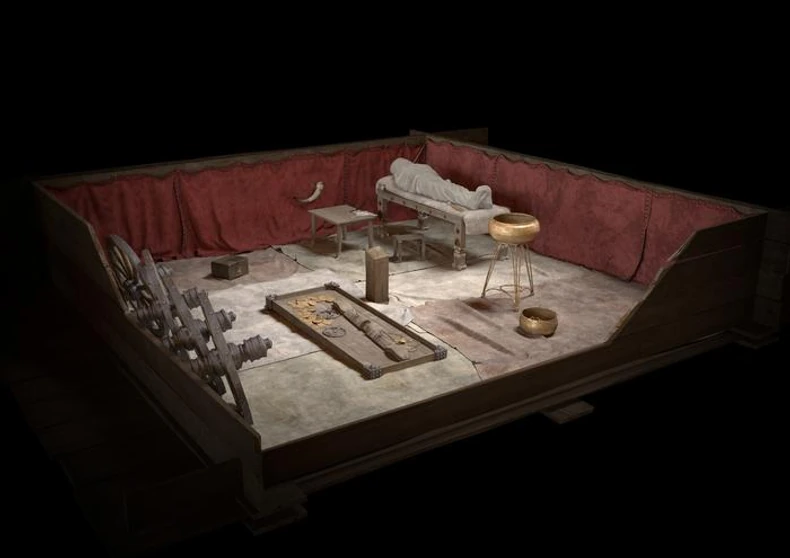 Rekonstrukcija kneževskog groba iz Asperg ’Grafenbul’ - a