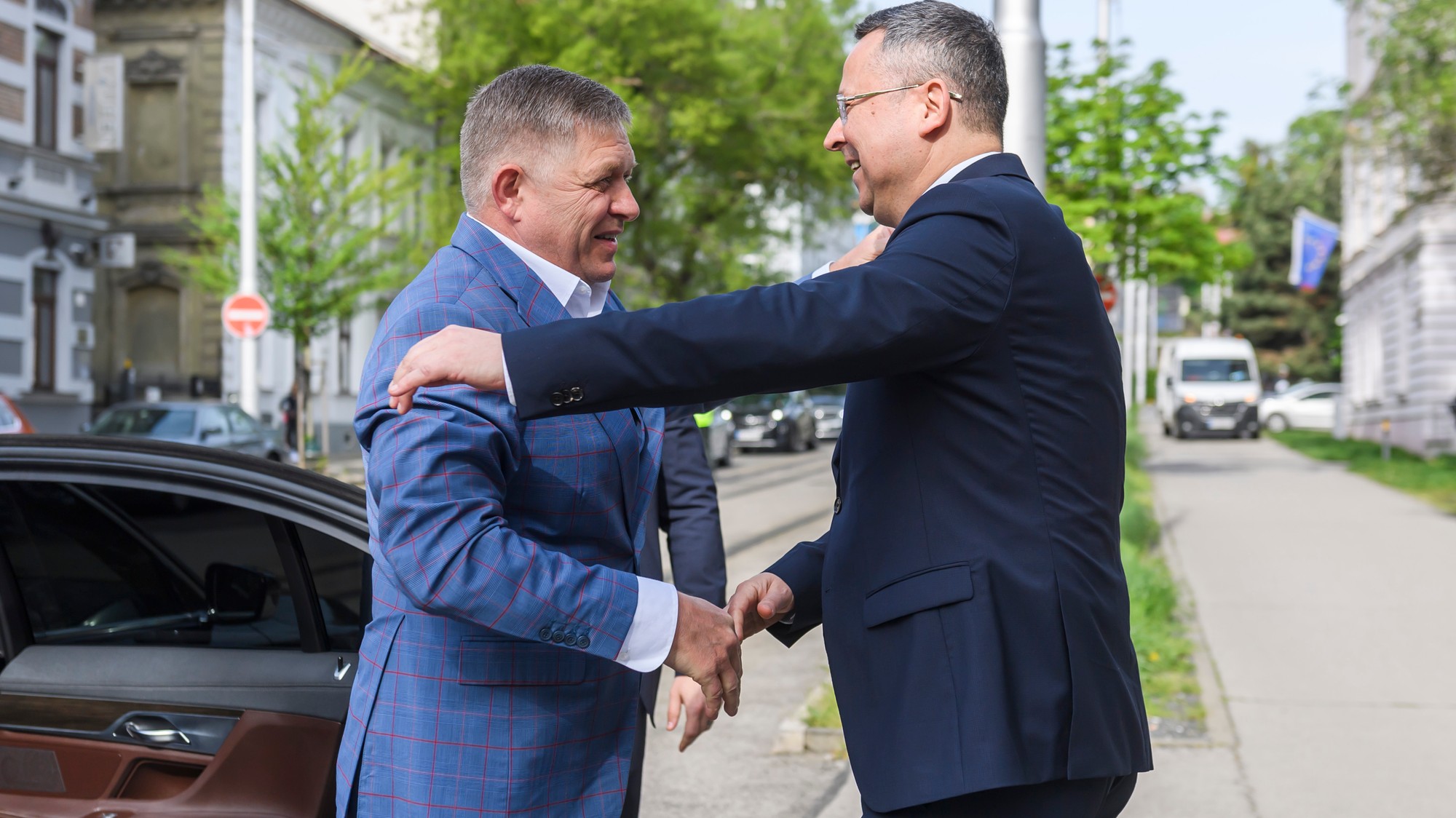 Robert Fico a Ladislav Kamenický