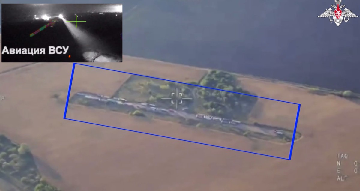 Dotkliwe uderzenia dronów na jadące cele w Ukrainie.