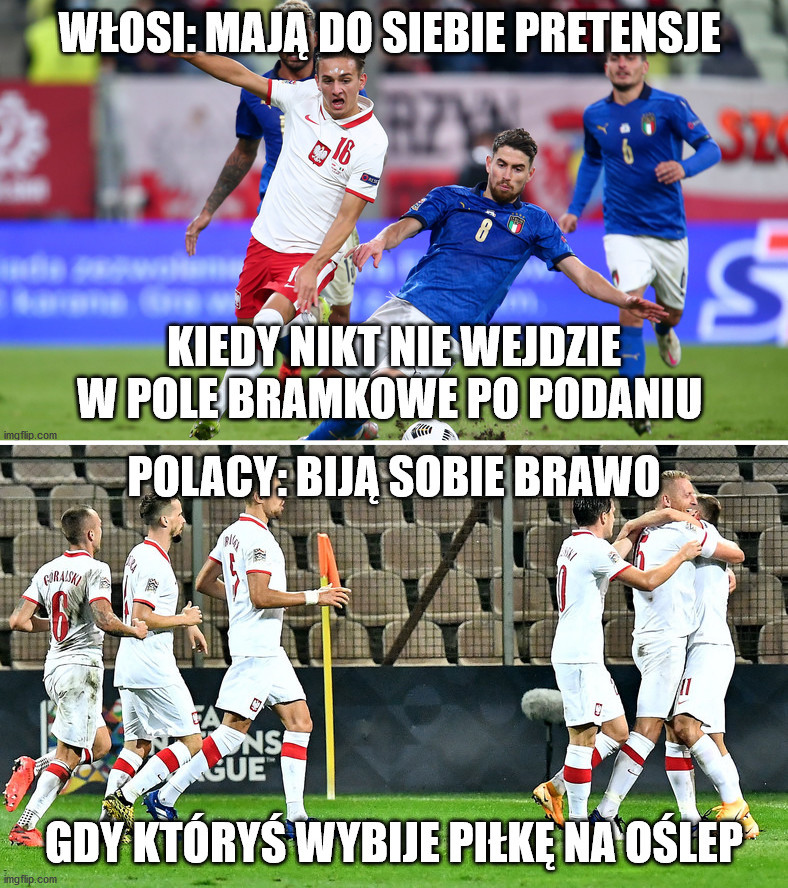 Memy po meczu Włochy - Polska