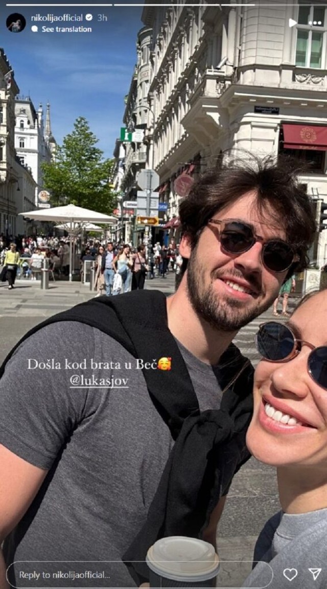 Brat Nikolije Jovanović FOTO: Instagram