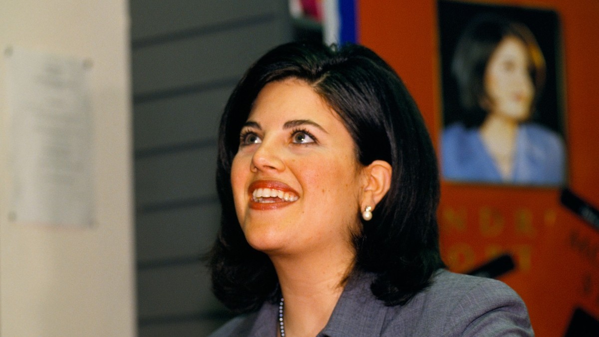 Monika Levinski 1990. godine