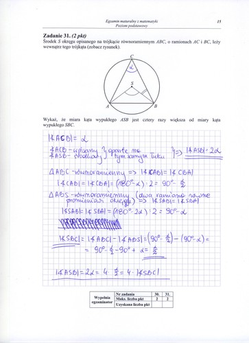 Matura 2014 z matematyki - rozwiązania