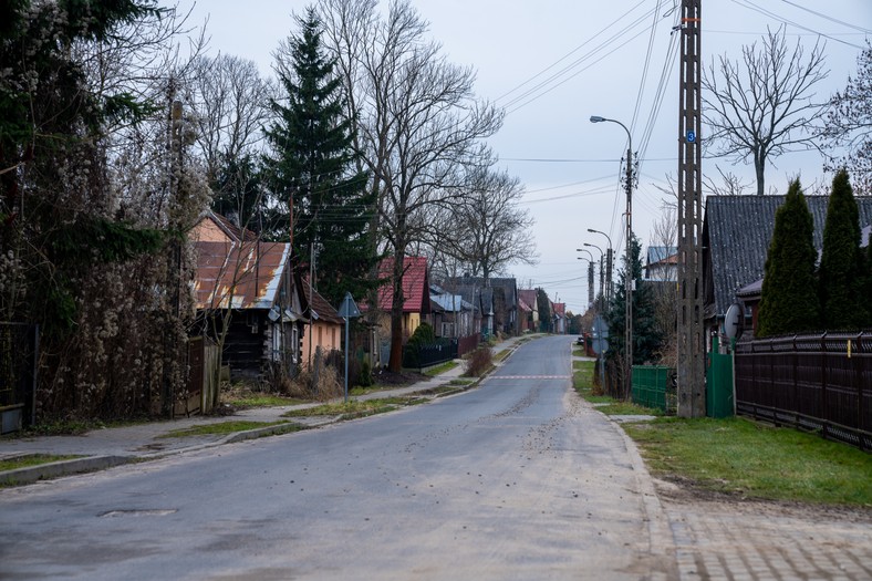 Jedna z mniejszych uliczek Latowicza