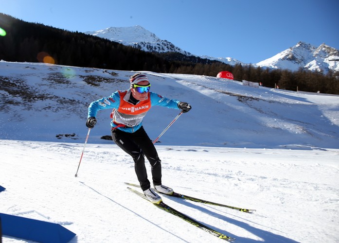 Justyna Kowalczyk podczas treningu w Val Mustair