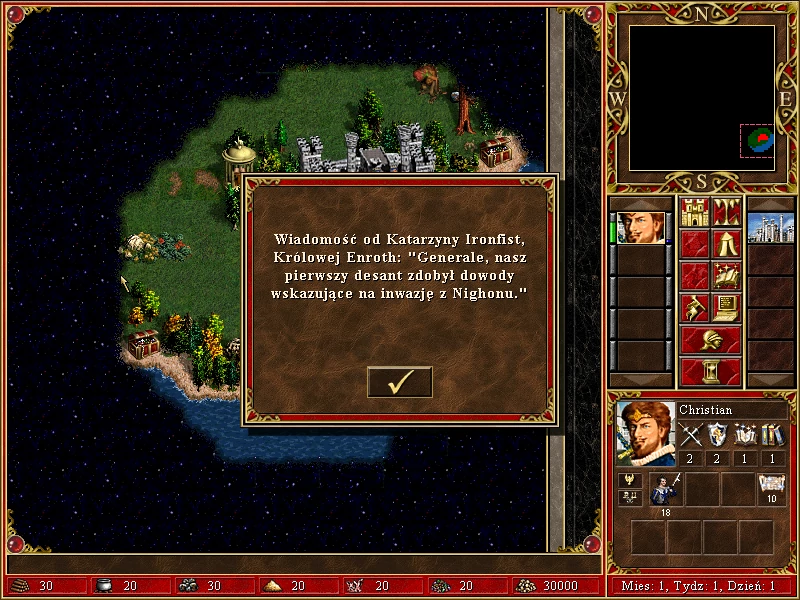 Heroes of Might & Magic 3 - screenshot z gry (wersja na PC)