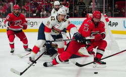 Hurricanes przegrali po dogrywce z Panthers. Szósty najdłuższy mecz NHL