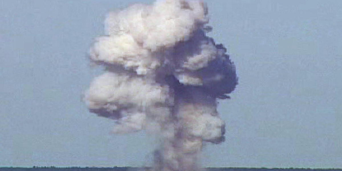 Tak wyglądał atak "matką wszystkich bomb". Pentagon pokazał film