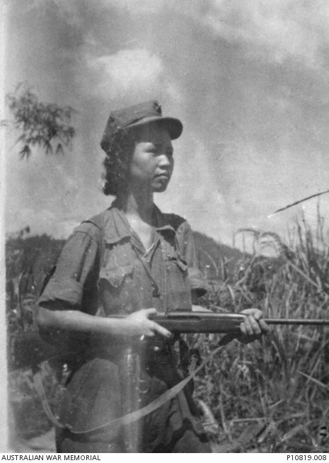 Portret Lee Min, liderki komunistycznego gangu Kepayang,1951 r.<br>