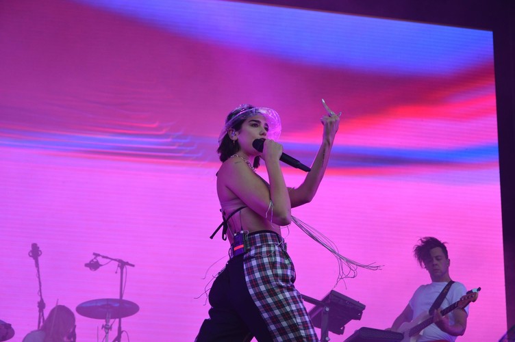 Dua Lipa podczas Orange Warsaw Festival. 1 czerwca 2018
