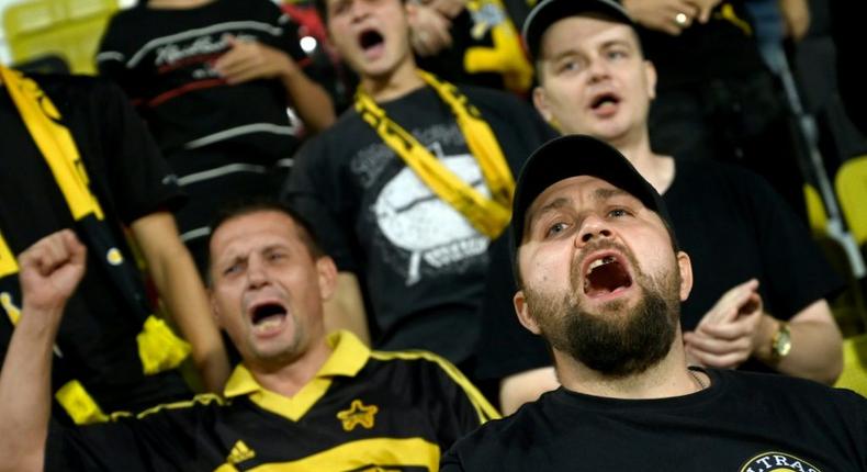 Keeping it Real: Fans preparing to watch their team beat Petrocub in the Moldovan league will get to see Shakthar Donetsk on Wednesday followed by Real Madrid and Inter Milan Creator: Sergei GAPON