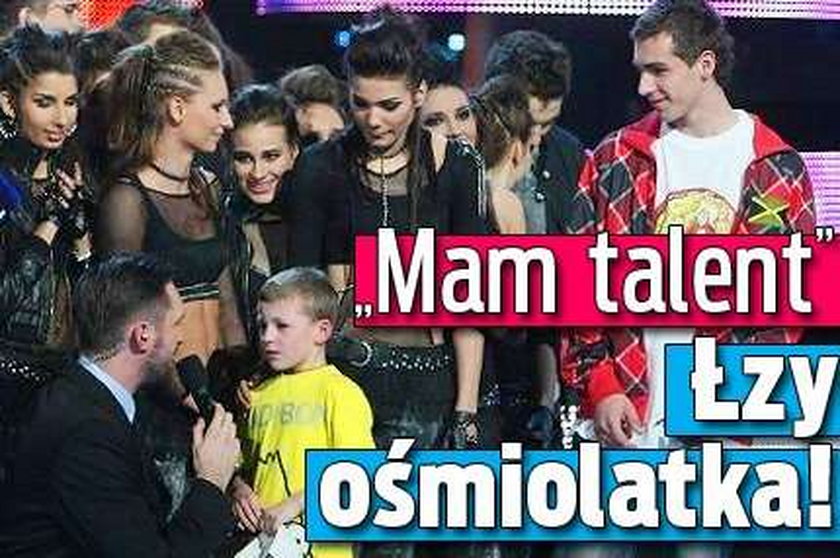 "Mam talent". Łzy ośmiolatka!