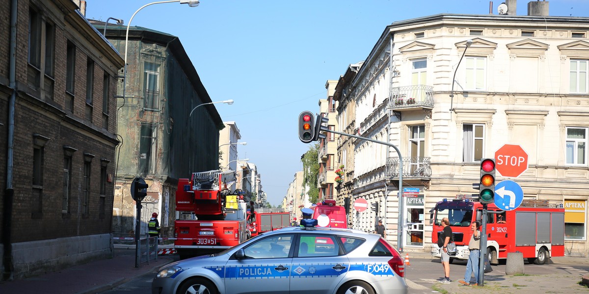 Zawalił się strop w kamienicy przy 6 sierpnia 