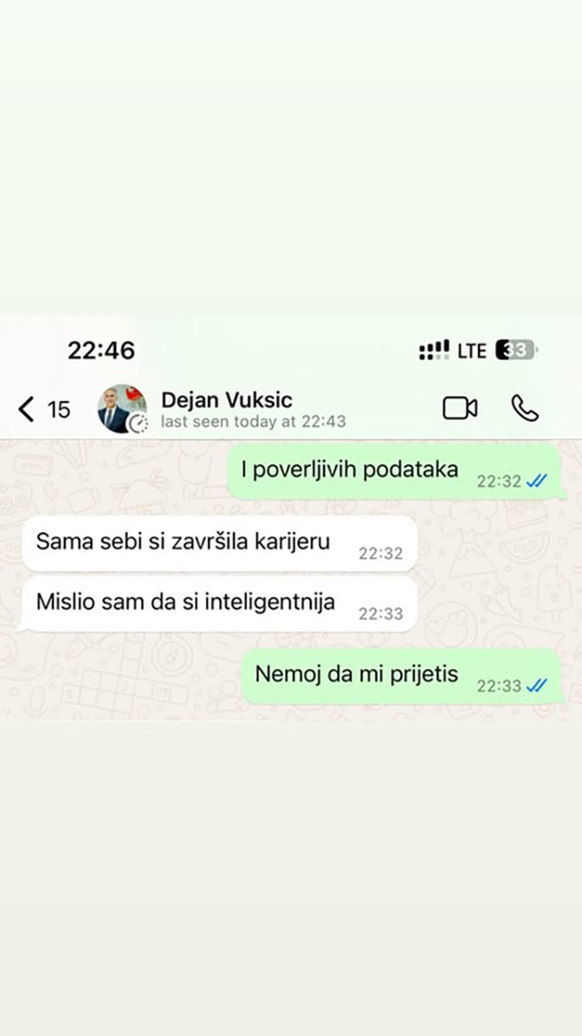 Prepiska Dejan Vukšić