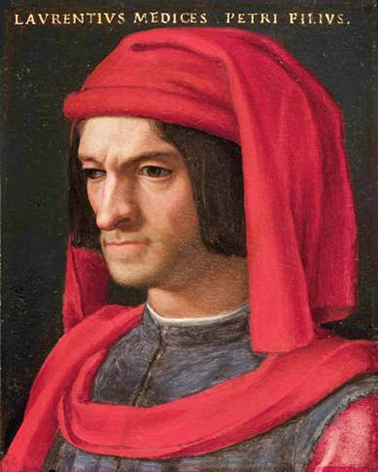Wawrzyniec Wspaniały (aut. Agnolo di Cosimo, domena publiczna)