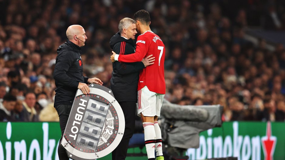 Ole Gunnar Solskjaer i Cristiano Ronaldo