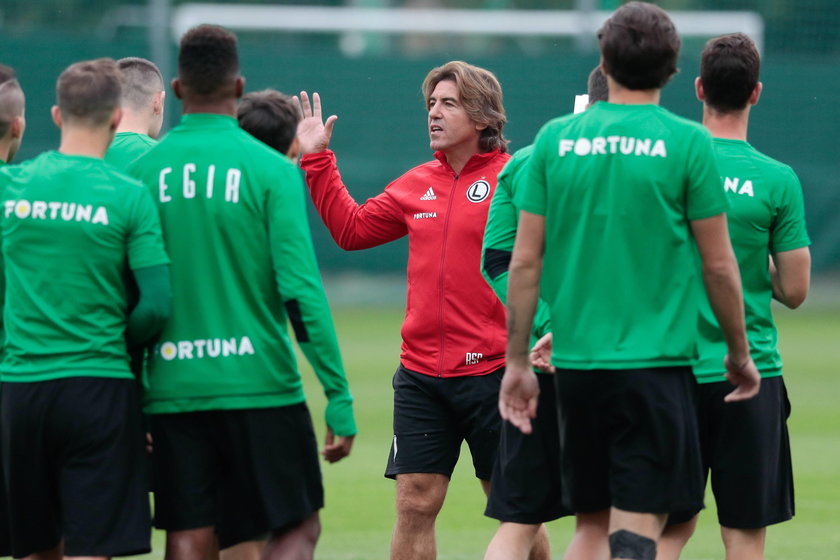 Pilka nozna. Legia Warszawa. Trening. 28.08.2018