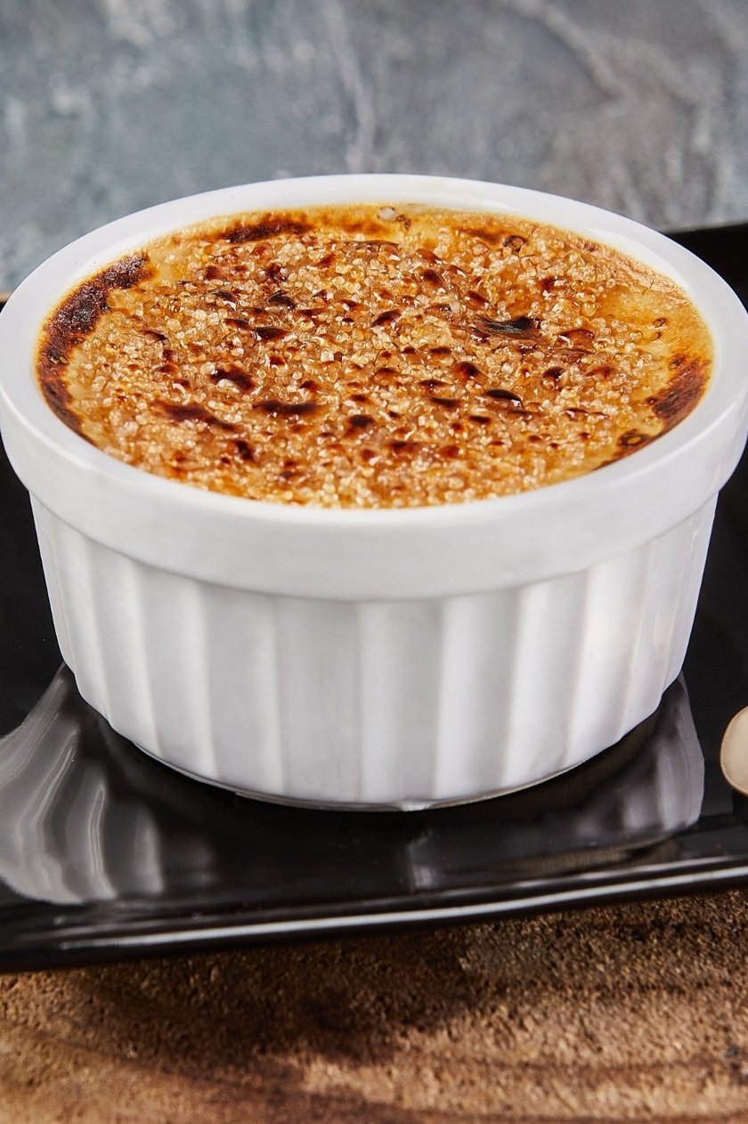 Crème brûlée na słono