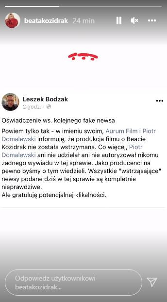 Film o Kozidrak jednak powstanie