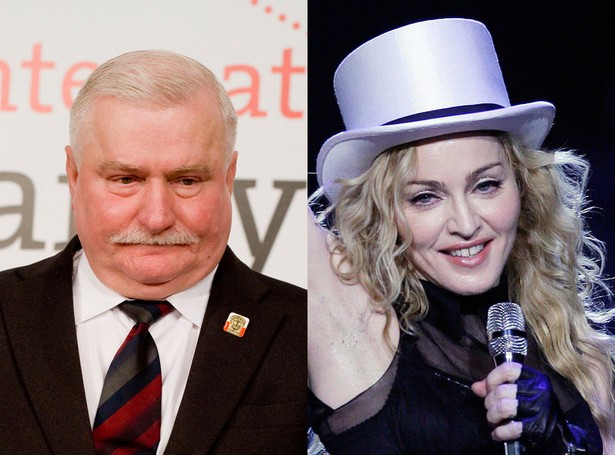 Wałęsa protestuje, bo Madonna go obraża