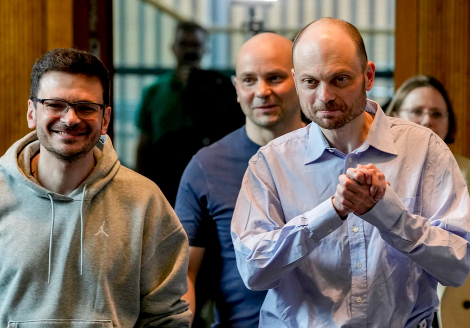 Ilja Jašin, Andrej Pivovarov i Vladimir Kara-Murza u Bonu