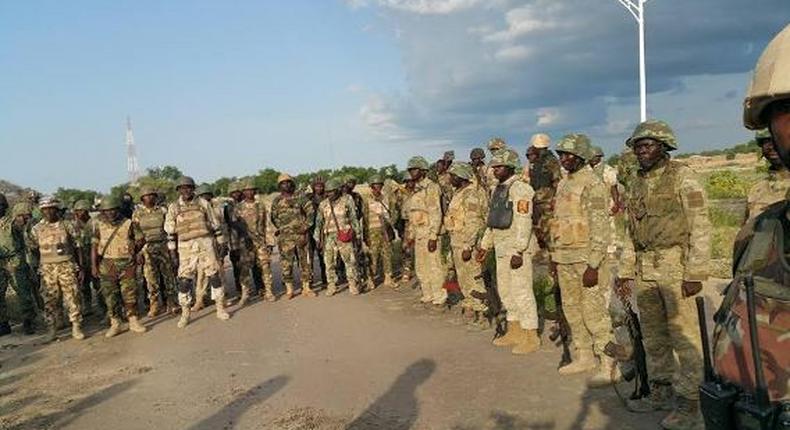 Chief of Army Staff, Tukur Buratai visits troops in Borno State (NAN)