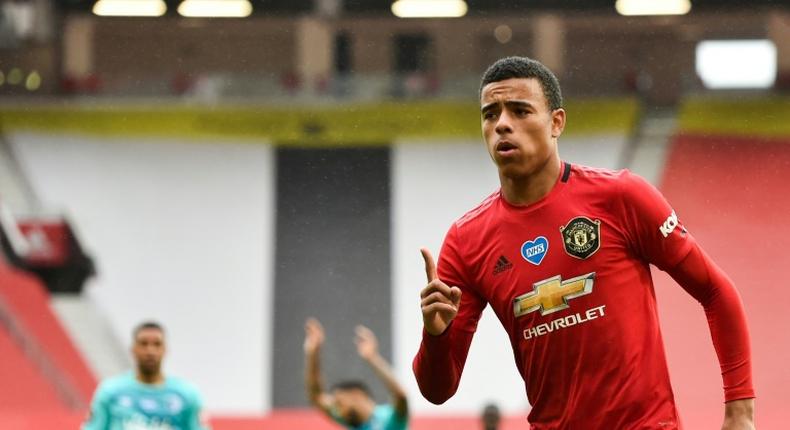 Teenage kicks: 18-year-old Mason Greenwood has scored 15 times for Manchester United this season