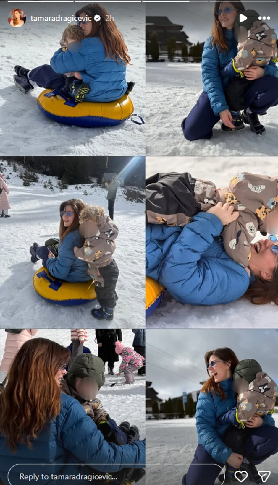 Tamara Dragičević sa sinom